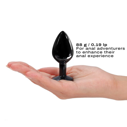 Dorcel Diamond Anal Plug – Black/ Gold - Medium