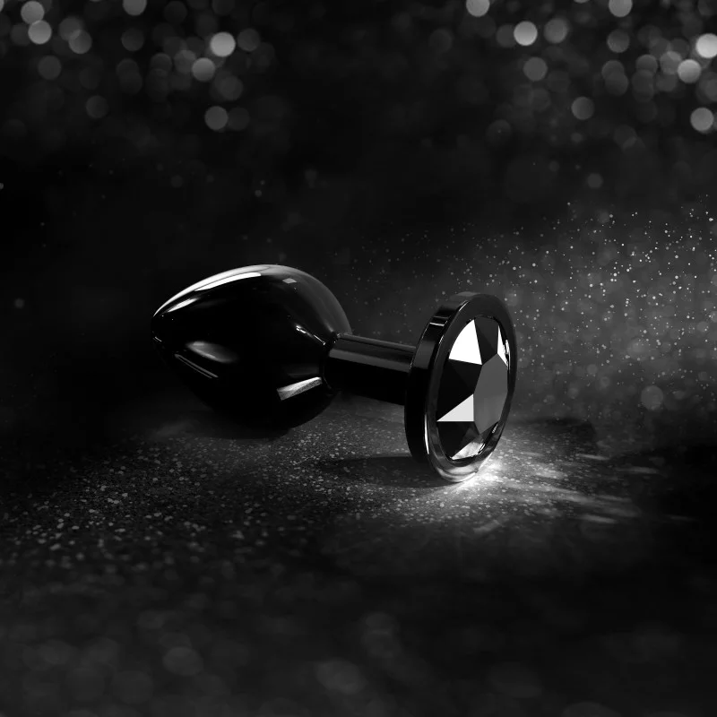 Dorcel Diamond Anal Plug – Black/ Gold - Medium