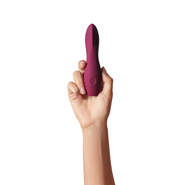 Dame Dip slim vibrator in matte silicone finish