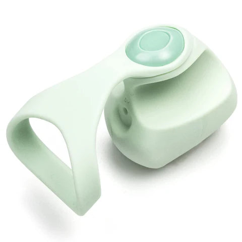 Dame Fin finger vibrator with optional strap in soft silicone