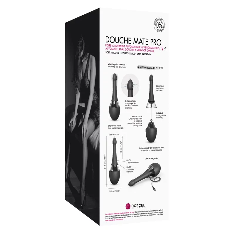 Dorcel Douche Mate Pro – Automatic Anal Douche & Vibrator