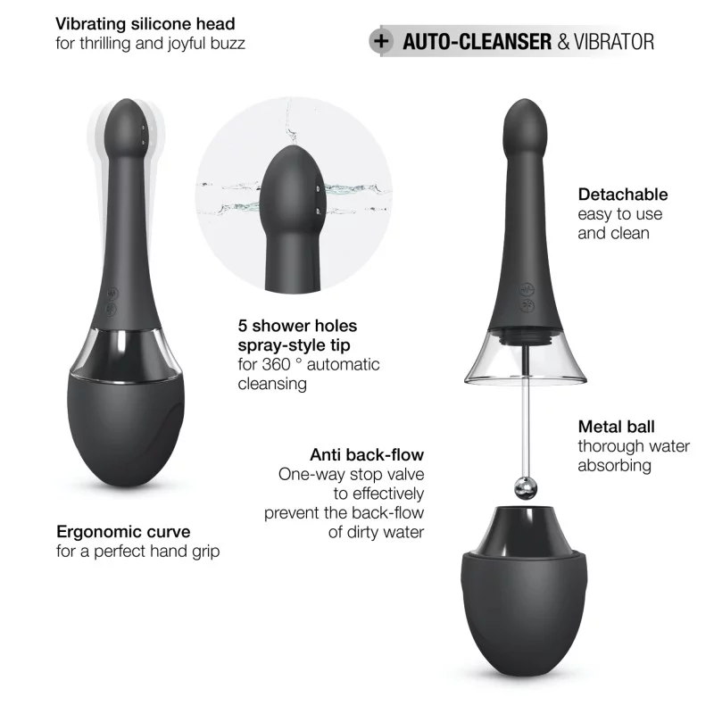 Dorcel Douche Mate Pro – Automatic Anal Douche & Vibrator