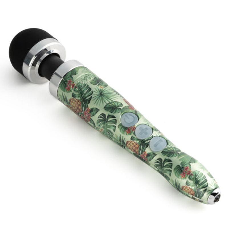 DOXY Die Cast 3R – Pineapple Edition compact tropical rechargeable wand vibrator