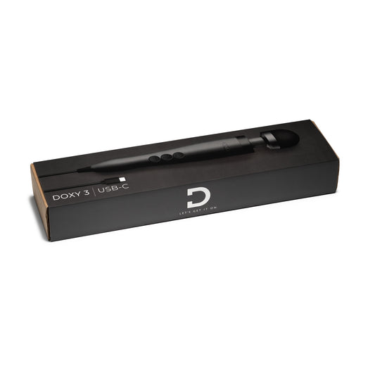 DOXY 3 USB-C Wand Massager in turquoise – USB-powered lightweight vibrator