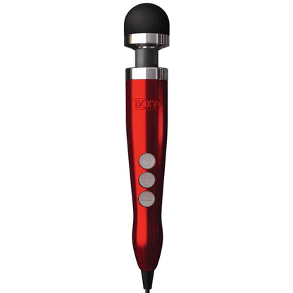 DOXY Die Cast 3 compact plug-in wand vibrator with metallic finish