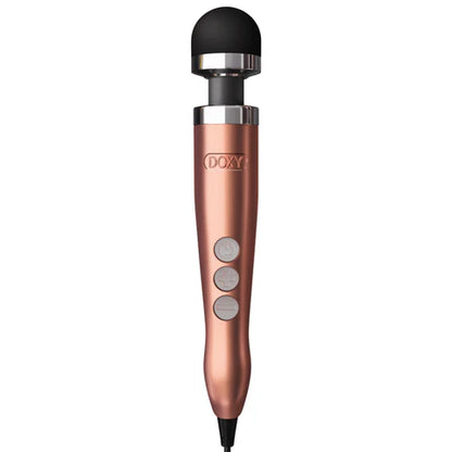 DOXY Die Cast 3 compact plug-in wand vibrator with metallic finish