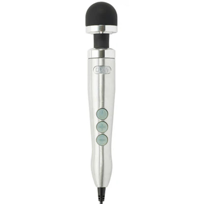 DOXY Die Cast 3 compact plug-in wand vibrator with metallic finish