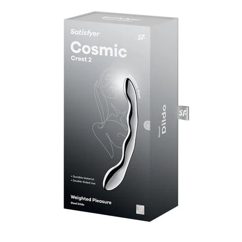 Satisfyer Cosmic Crest 2 – Stainless Steel Wave Dildo for G-Spot Pleasure