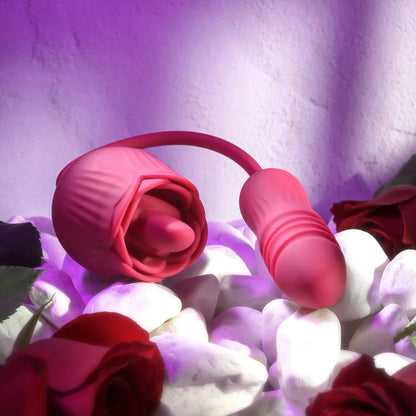 Evolved Wild Rose Dual-Motor Thrusting & Flicking Vibrator