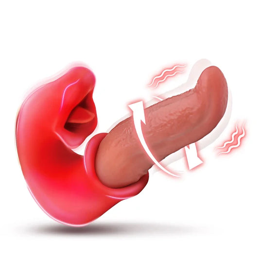 Lusty Licker Clitoral Kissing & Rotating Tongue Vibrator