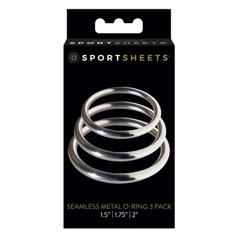 Sportsheets Metal O Ring 3 pack