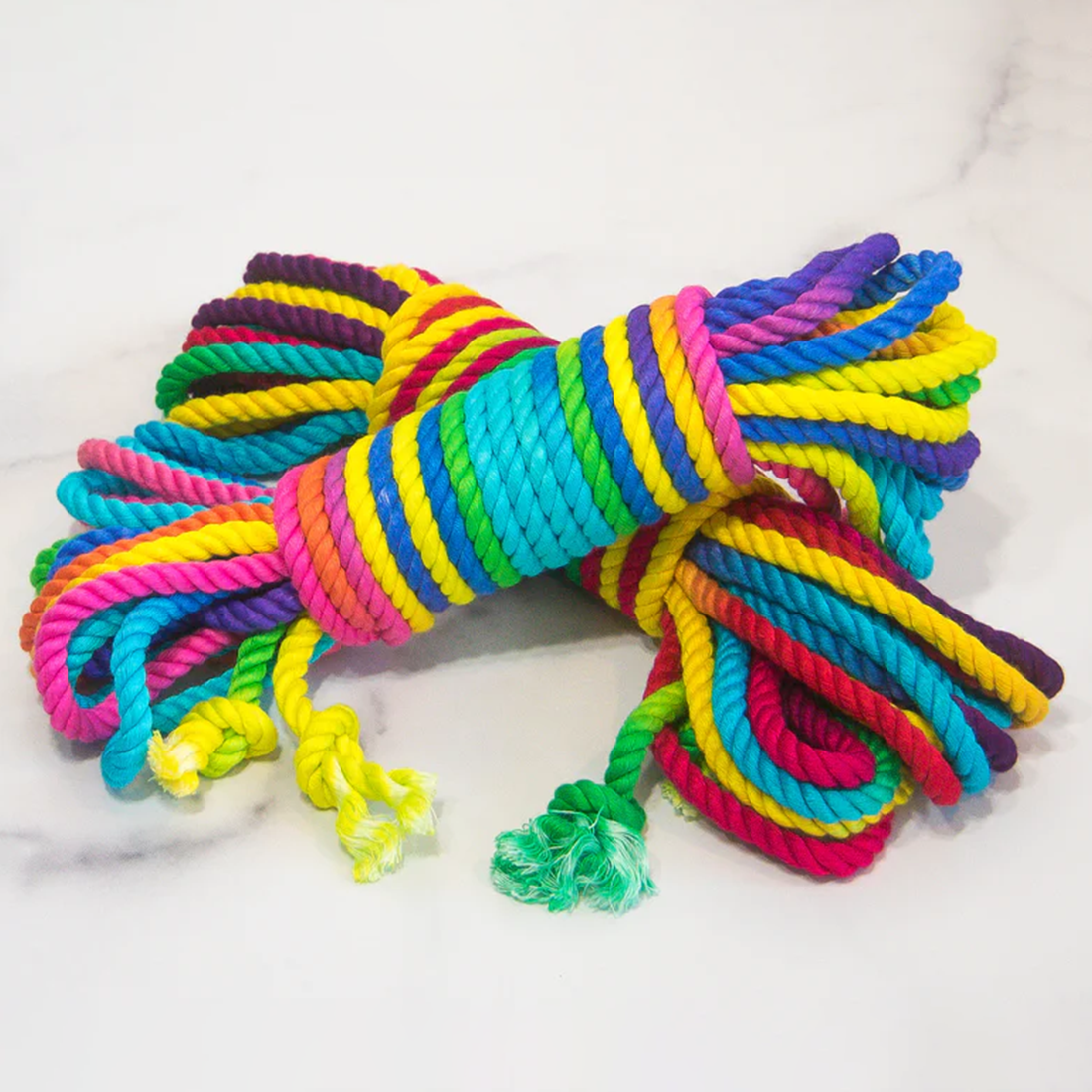 Emojibator Unicorn Rainbow Bondage Rope – 8m Bamboo Silk Rope