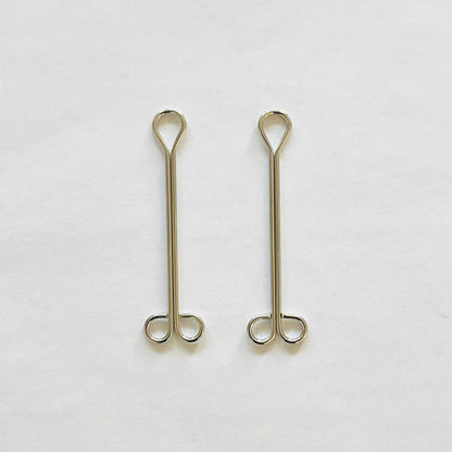Minimalist Silver Nipple Clamps - Elegant Stainless Steel Pressure