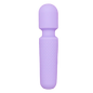 Emojibator Tiny Wand Vibrator front view – lilac compact wand design