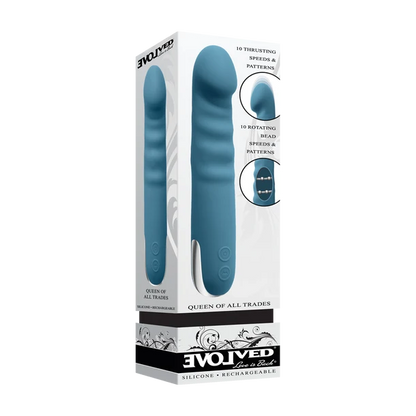 Evolved Queen of All Trades Thrusting Vibrator