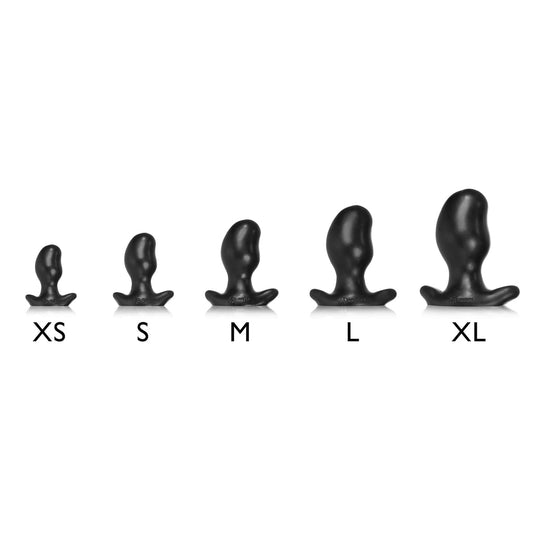 OxBalls Ergo Blue Swirl Butt Plug - Medium