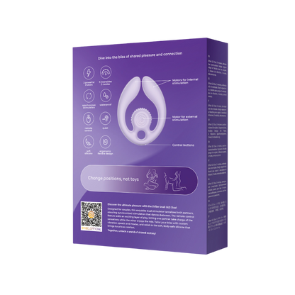 SVibe Snail GIZI Duo Couples Stimulator - Lilac