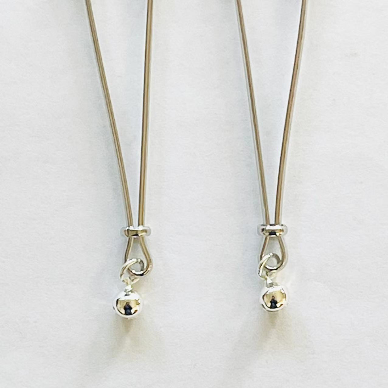 Silver Wire-Style Adjustable Nipple Clamps – Minimalist BDSM Tweezer Clips