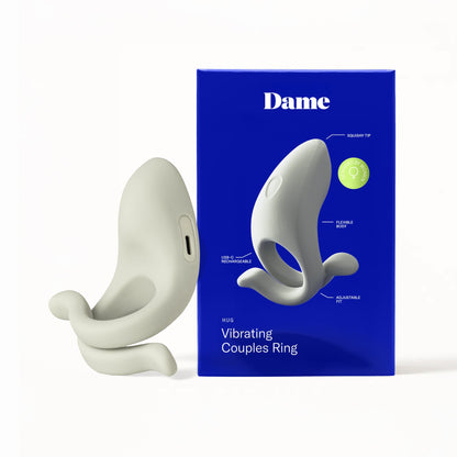 Dame Hug Adjustable Vibrating Cock Ring