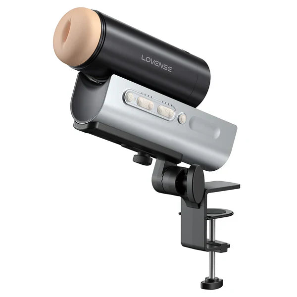 Lovense Solace Pro app-controlled automatic thrusting stroker with adjustable mount and textured sleeve