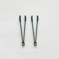 Black Wire-Style Adjustable Nipple Clamps – Minimalist BDSM Tweezer Clips