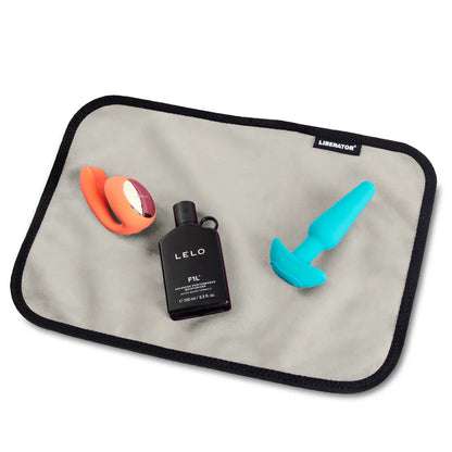 Liberator Fascinator Toy Pad – Compact Moisture Barrier Mat for Sex Toys and Lubes, 11" x 16"