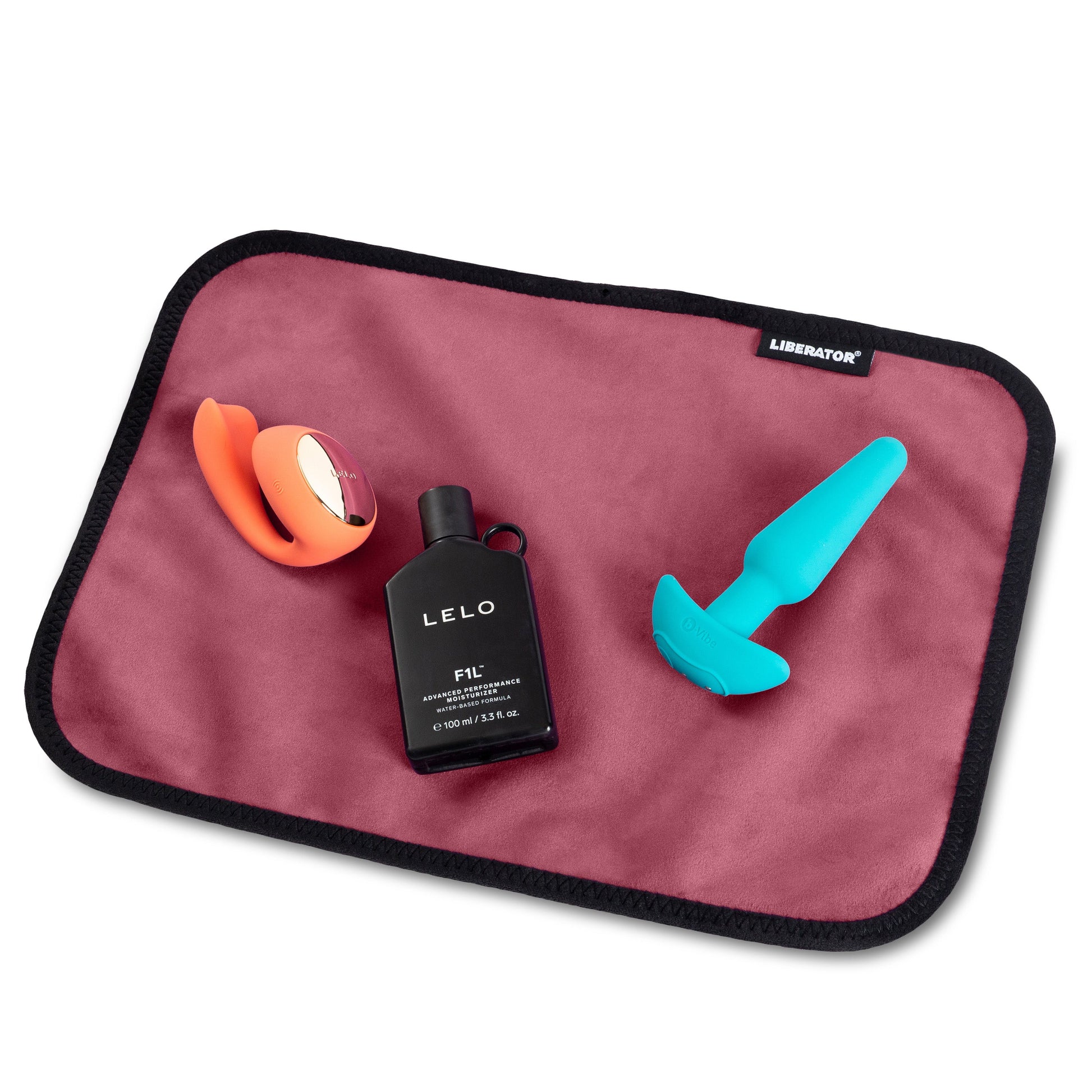 Liberator Fascinator Toy Pad – Compact Moisture Barrier Mat for Sex Toys and Lubes, 11" x 16"