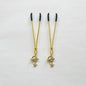 Gold nipple clamps with orbit planet and dangling star charm – PurpleNight.ca