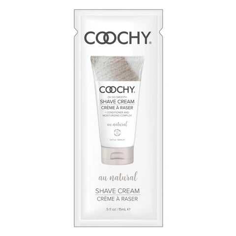 Coochy Shave Cream Au Natural  - 0.5oz / 3.4oz / 7.2oz / 12.5oz / 32oz