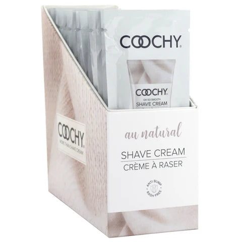 Coochy Shave Cream Au Natural  - 0.5oz / 3.4oz / 7.2oz / 12.5oz / 32oz