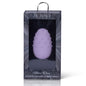 Je Joue Mimi Deux Double Sided Clitoral Vibrator – Lilac front view with dual textures