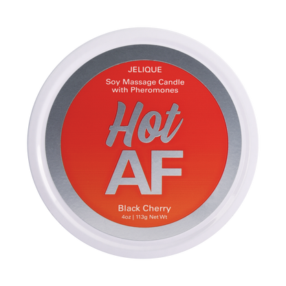 Jelique Hot AF Black Cherry Massage Candle - 4oz / 113g