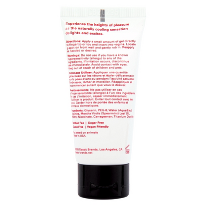 Jelique Happy Gee Cooling Pleasure Gel – 0.5 fl oz / 15 mL