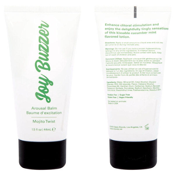 Jelique Joy Buzzer Clitoral Arousal Balm – Mojito Twist - 1.5oz / 44mL