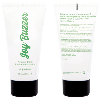 Jelique Joy Buzzer Clitoral Arousal Balm – Mojito Twist - 1.5oz / 44mL