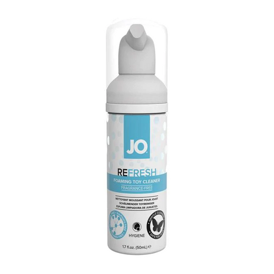 System JO Refresh Foaming Toy Cleaner – Fragrance-Free – 1.7 oz / 50 mL
