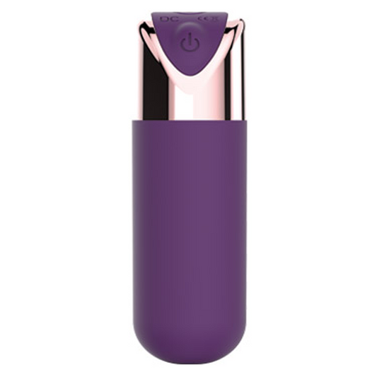 Travel-sized bullet vibe with 7 modes and USB charging