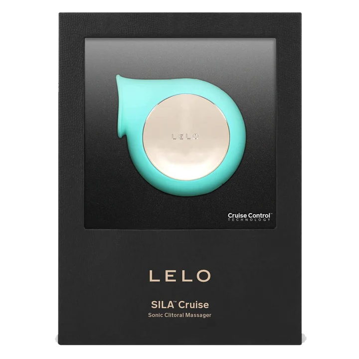 LELO SILA Cruise sonic clitoral massager in packaging on a white background