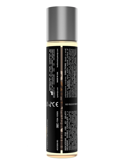 System JO Gelato Decadent Double Chocolate Flavored  Lubricant 1 oz / 30 mL
