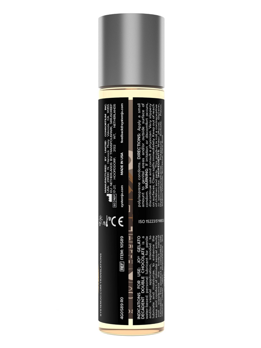 System JO Gelato Decadent Double Chocolate Flavored  Lubricant 1 oz / 30 mL