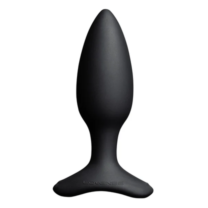 Lovense Hush 2 - 1.5" Bluetooth Vibrating Butt Plug - Black
