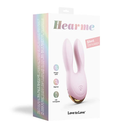 Love To Love Hear Me Silent Stimulator – Dual Motor Clitoral Vibrator