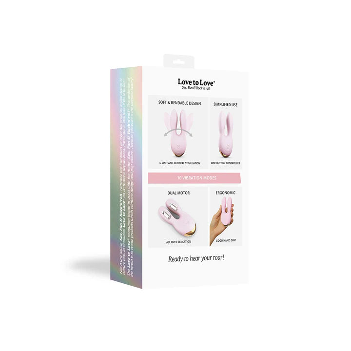 Love To Love Hear Me Silent Stimulator – Dual Motor Clitoral Vibrator