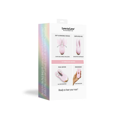 Love To Love Hear Me Silent Stimulator – Dual Motor Clitoral Vibrator