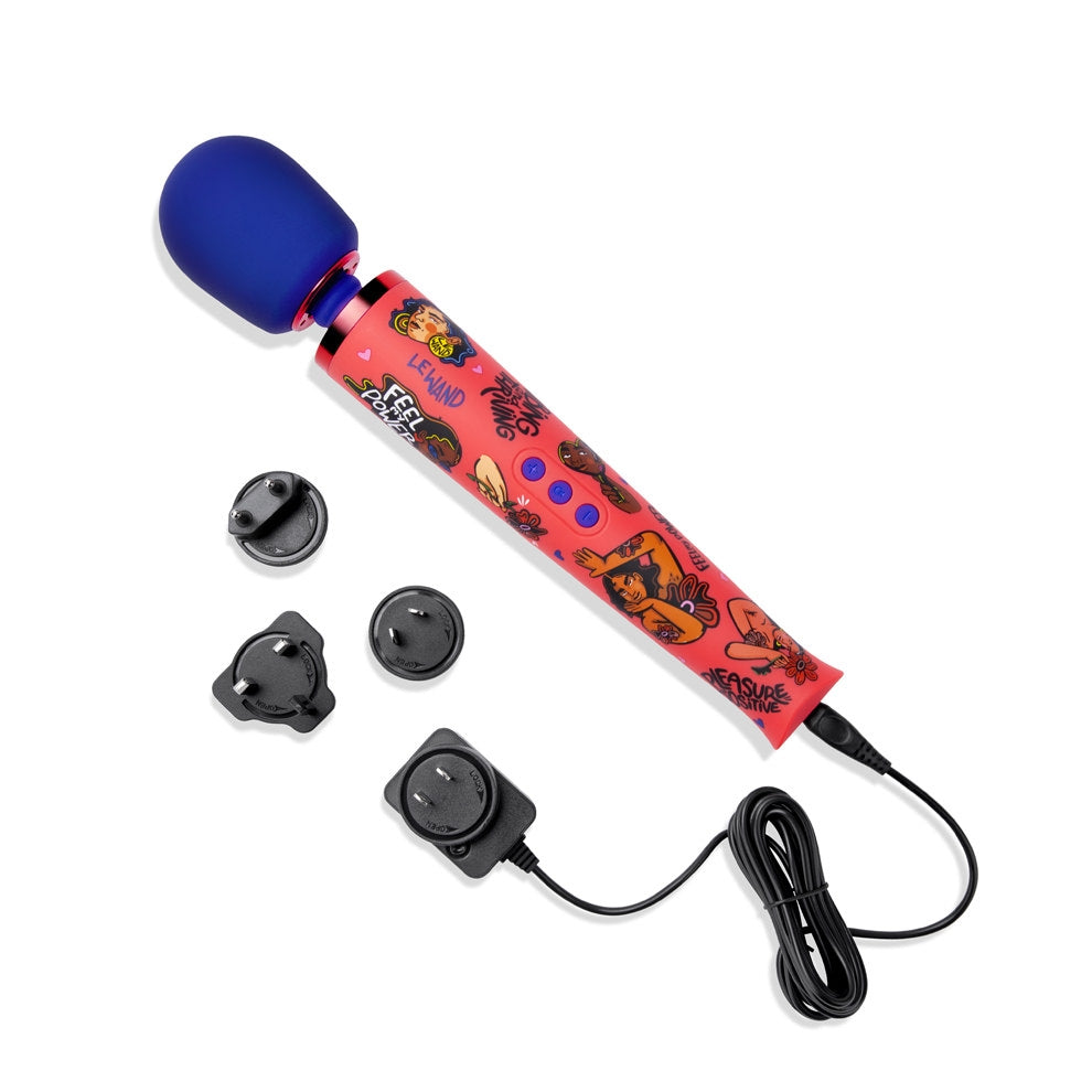 Artistic full-body massager with 10 speeds and 20 vibration modes