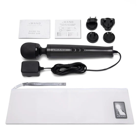 Luxury die-cast wand vibrator with corded power