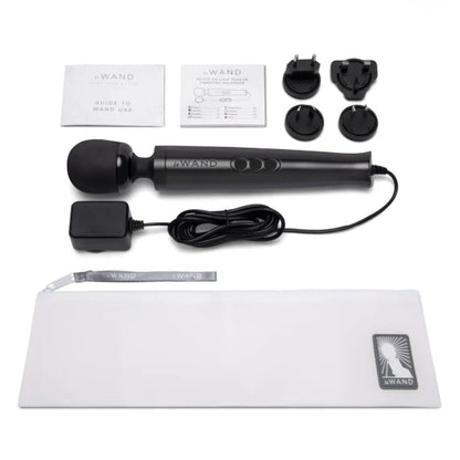 Luxury die-cast wand vibrator with corded power