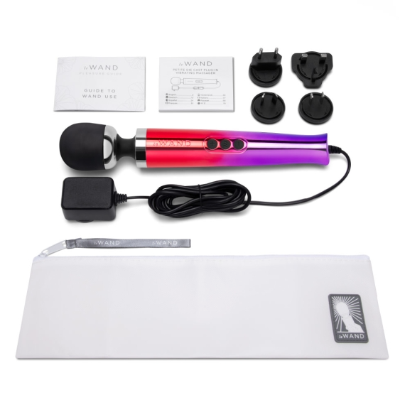 Premium plug-in vibrator with body-safe silicone head