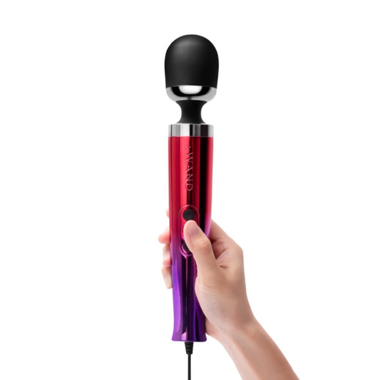 Le Wand Die Cast Plug-In Wand in silver metal finish