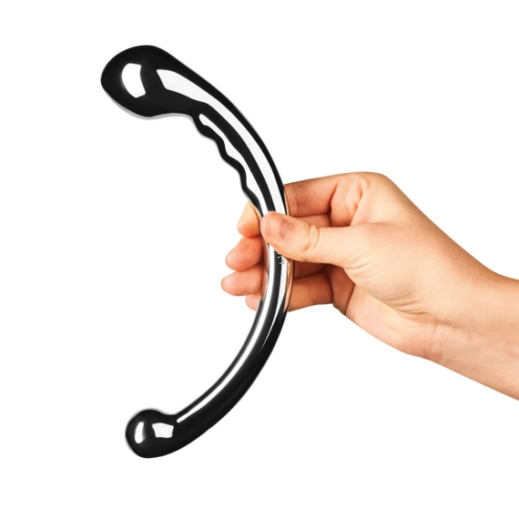 Le Wand Hoop Stainless Steel Dildo – Dual-Ended Metal Wand for G-Spot & P-Spot Play